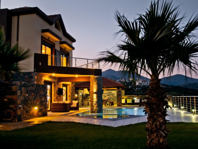 Luxurious Villa With Great Sea Views For Sale In Katsikia Crete