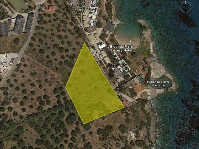 Building Land (4000 M2) Near Golf Course In Elounda Crete